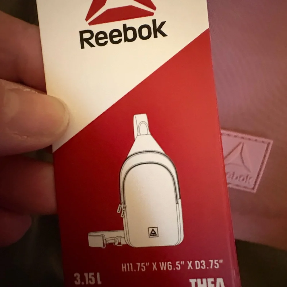 Reebok Dusty Pink Sling Backpack - Picture 2 of 4
